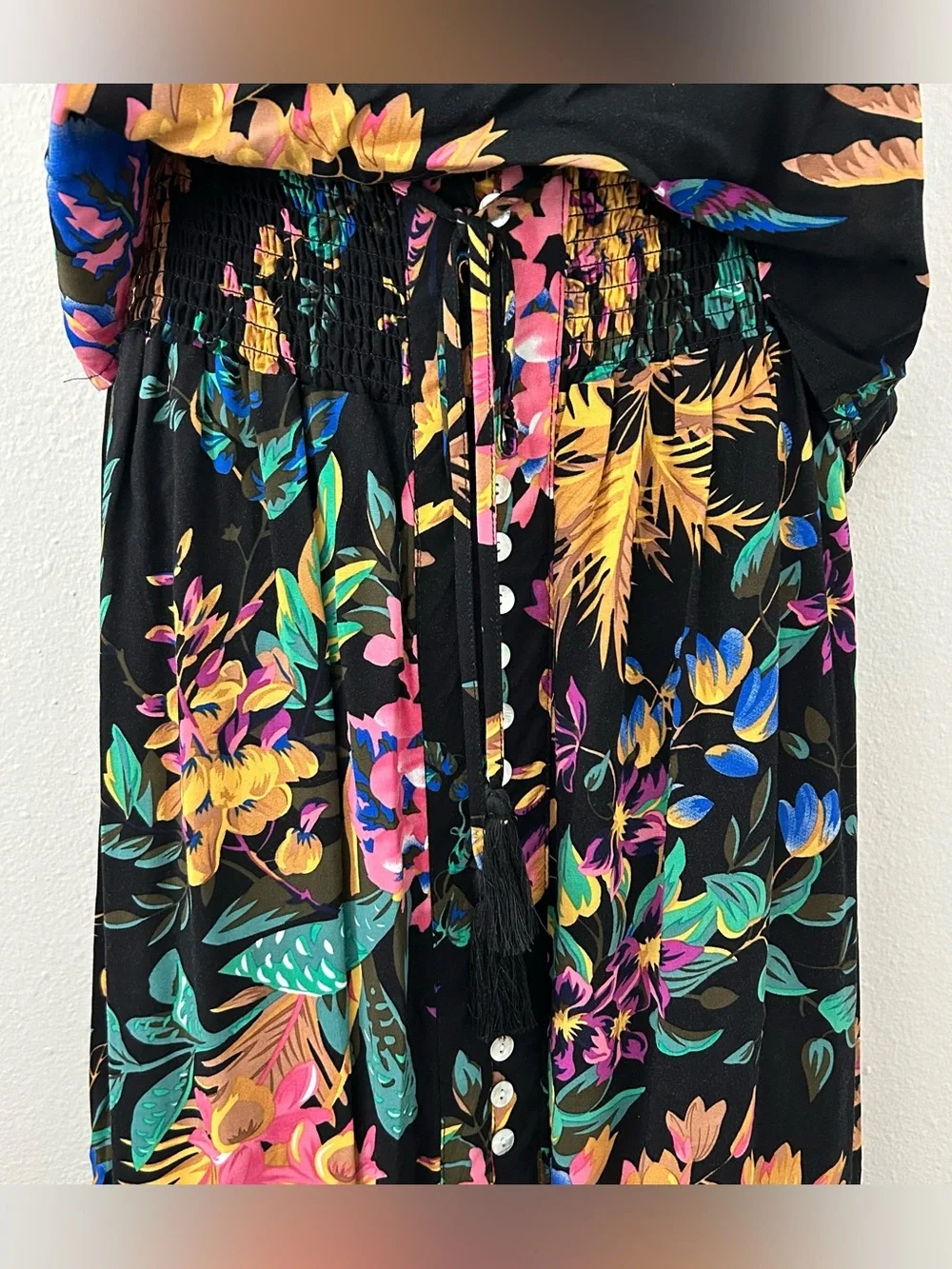 Cynthia Rowley Tropical Floral Tank Top & Maxi Skirt Matching Set Size M Resort - Picture 3 of 10